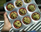 Foto langkah ke 4 dari resep Greentea Chocochips Muffin.