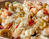 Foto del paso 2 de la receta: Ensalada de canónigos, cous cous y langostinos