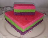 Foto langkah ke 8 dari resep Rainbow cake.