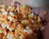 A picture of step 1 of Hyderabadi Khati Daal Chawal.