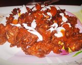 A picture of step 5 of Chinese pakoda.