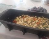 Une image de l'étape 6 de Terrines de poulet aux petits légumes en gelée.