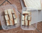 Foto langkah ke 2 dari resep Setup roti tawar keju.