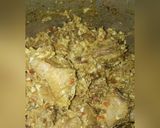 A picture of step 5 of Khabs special chicken.