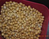 A picture of step 1 of Chickpeas kofteh کوفته نخود.