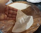 A picture of step 5 of Alu samosa.