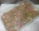 Foto del paso 4 de la receta: Solomillo de cerdo adobado y a la plancha con papas cocidas y salsa de manzana asada