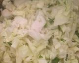 A picture of step 1 of Tawa Szechuan Cabbage Balls.