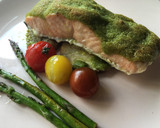 Foto del paso 6 de la receta: Salmón gratinado con pesto