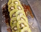 Une image de l'étape 6 de Cabillaud en écaille de kiwi avec légumes rôti riz taï.