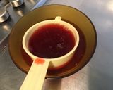 Une image de l'étape 4 de Compote de rhubarbe et pêches de vigne à la vanille.
