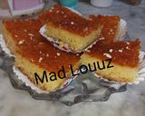 صورة لخطوة 10 من وصفة بسبوسة بذوق الليمون 🍋🍋🍋🍋