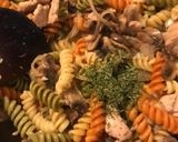 Foto langkah ke 4 dari resep Rainbow Carbonara Pasta.