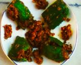 A picture of step 4 of Green chilli pickle 🌶🌶.