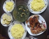 صورة لخطوة 4 من وصفة شوربة سبانخ مع حمص