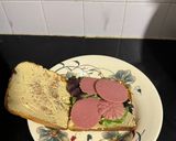 A picture of step 2 of Mortadella Sandwich.