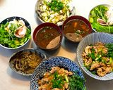 A picture of step 5 of Japanese Pork Ginger Rice (生姜焼き丼).