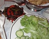 Une image de l'étape 1 de Wraps maison au poulet & Frites.