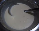 A picture of step 2 of Khanom Rang Phueng (Thai Honeycomb Waffles).