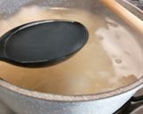A picture of step 2 of Spaghetti Cacio e Pepe.