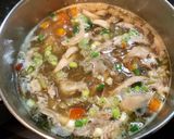 A picture of step 4 of Chicken Soup.