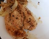 A picture of step 7 of My Fried Chicken breast with Onions & Pepper Sauce. 😚.