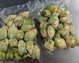 Foto del paso 1 de la receta: Chips de Alcachofas con tuber borchii