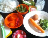 Foto langkah ke 1 dari resep Nasi goreng sayur.
