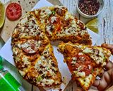 চিকেন মাখানি পিজ্জা (Chicken Makhani Pizza recipe in bengali) রেসিপি ধাপ - 12 ছবি