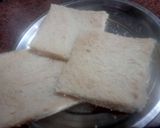 A picture of step 1 of Capsicum brown bread sandwich.