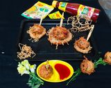 A picture of step 6 of Maggi Pakoras Katoris.