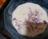 A picture of step 2 of Vegetables tadka raita.