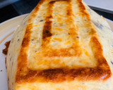 Foto del paso 4 de la receta: Pastel de patata, champis y jamoncito al gratén/salsa de champiñones.🥔🧀🍖