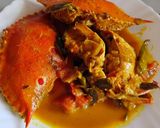 A picture of step 2 of Crab Masala Fry.
