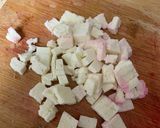 A picture of step 1 of Beetroot panner sandwich.