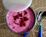 A picture of step 2 of Beetroot Raita.