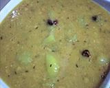 A picture of step 4 of Lauki daal.