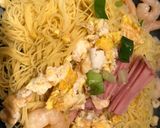 A picture of step 6 of On diets version ofStar Fried Rice Pasta減肥吃的星洲炒米.