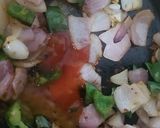 A picture of step 2 of Chilli Omlette.