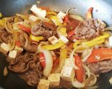 A picture of step 3 of Teppanyaki Style <Beef> Teppanyaki Beef.