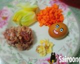 รูปขั้นตอนการทำที่ 1 ของ ข้าวผัดไข่ใส่ซีอิ้วดำ