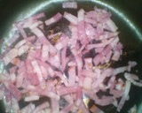 Foto del paso 2 de la receta: Patatas gratinadas con bacón y salchichas