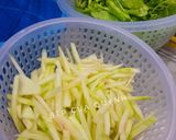 Hình bước làm 1 của món Canh cùi dưa hấu