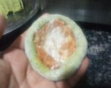 A picture of step 3 of Palak aloo ke parathe.