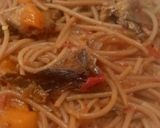 A picture of step 9 of Brown spaghetti.