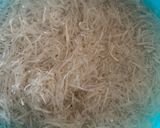 A picture of step 1 of Cassava rum cake 🍹.