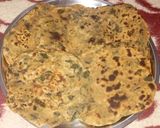 A picture of step 8 of Fenugreek paratha.
