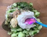 A picture of step 3 of ☆Smashed Potato Salad - Salade de Pommes de Terre Écrasées, Airfryer Style☆.