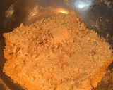 A picture of step 3 of Sattu Ladoo / Roasted Gram Flour Ladoo.