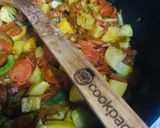 A picture of step 5 of Mix vegetables with soya.